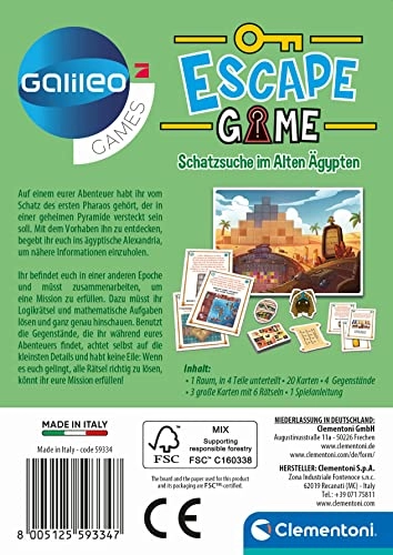 Galileo Escape Games - Treasure Hunt in Ancient Egypt (German)