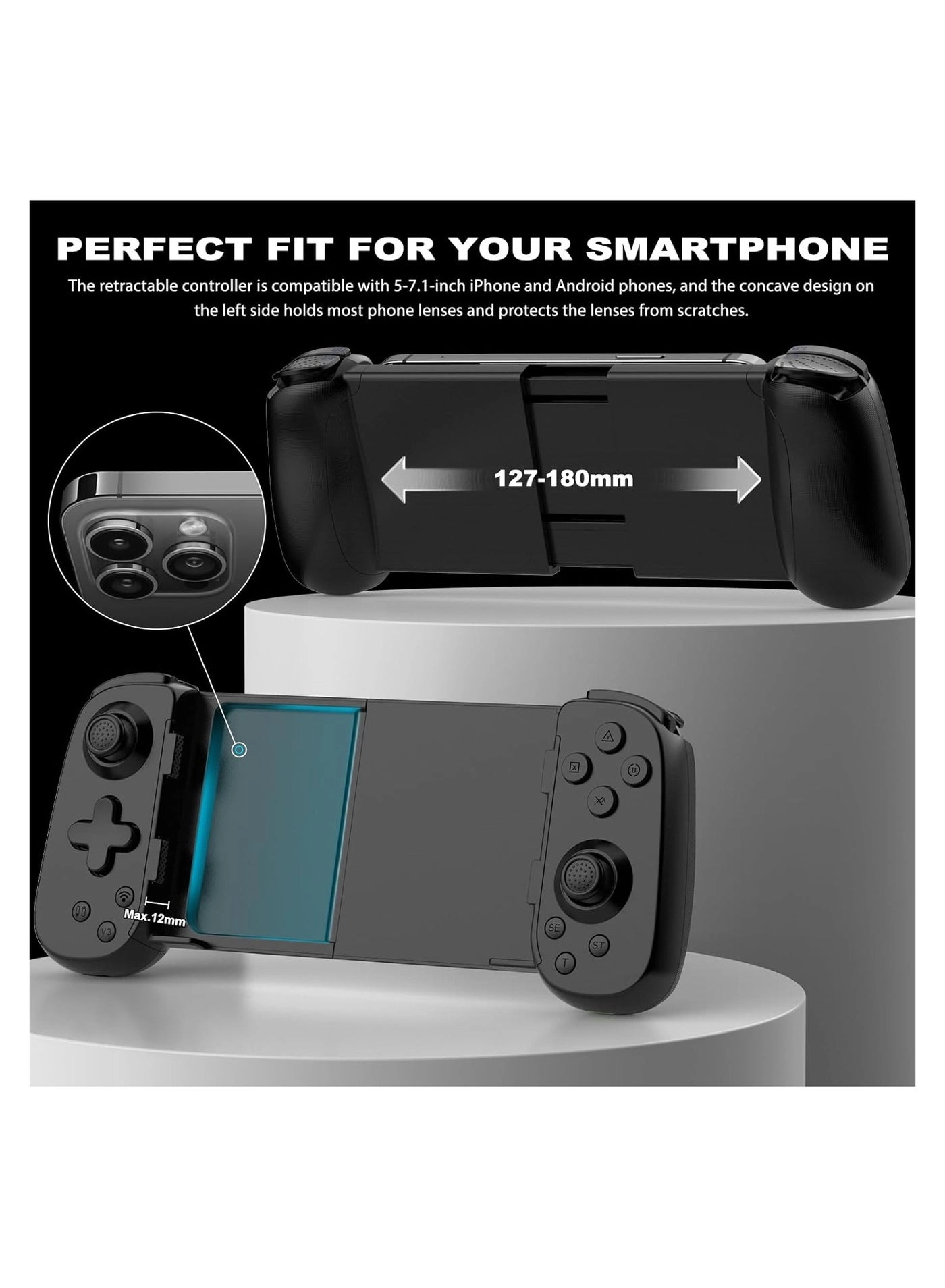 Wireless Gaming Controller - Phone Tablet Android PC Switch PS3 PS4