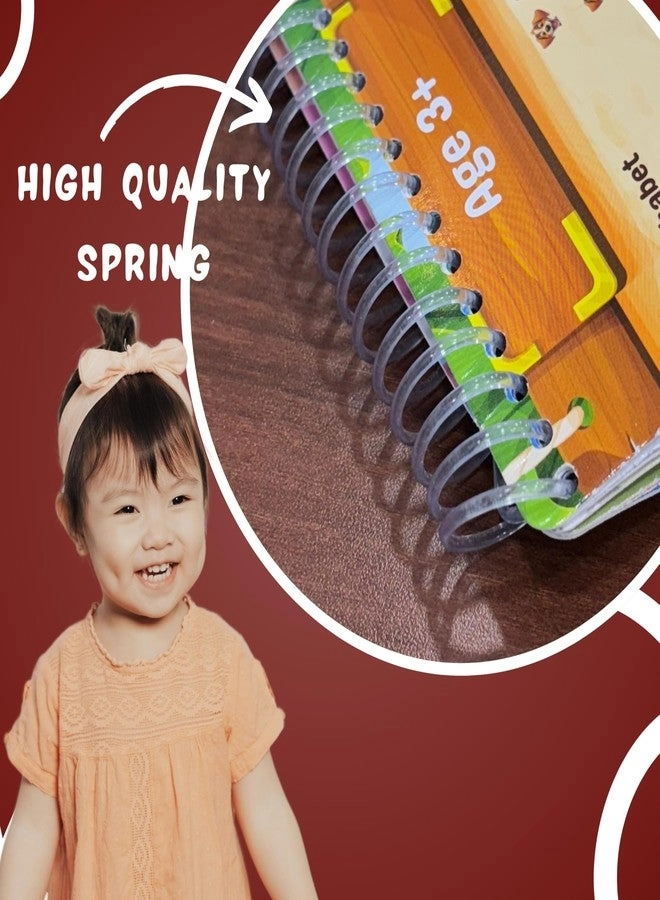 Reusable Early Learning Velcro Binder Book - 2+ Year Olds