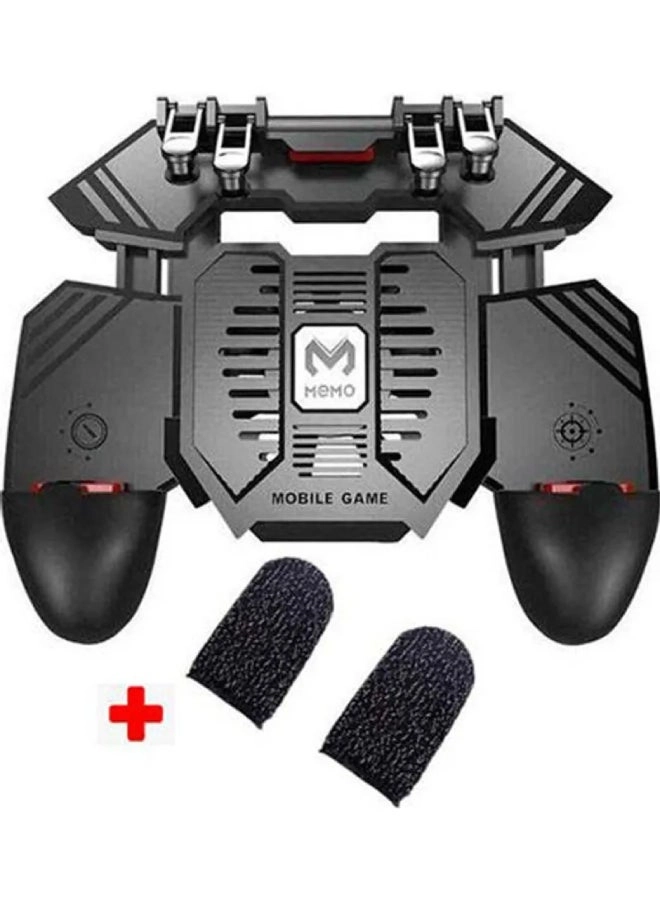 memo AK-77 - Black Fan + Finger Gloves - 1 Pair Touch Trigger