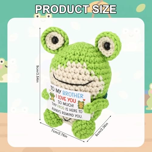 Frog Crochet 9 cm Knitted
