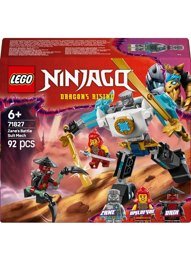 NINJAGO Zane’s Battle Suit Mech (71827)