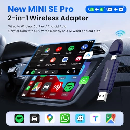 Mini SE Pro - Wireless Android Auto & CarPlay 2-in-1