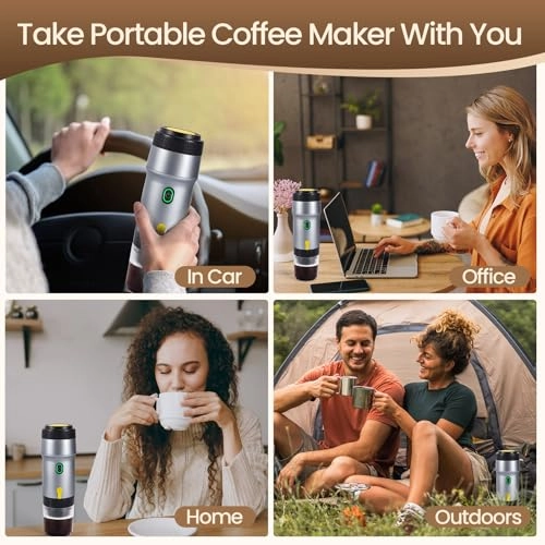 Electric Espresso Machine - ground coffee coffee capsules