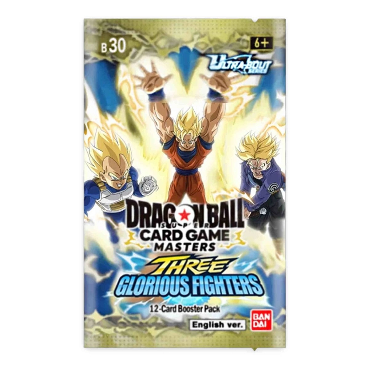 BANDAI TAMASHII NATIONS Dragon Ball Super TCG (Masters) Three Glorious Fighters - Single Pack Set 3