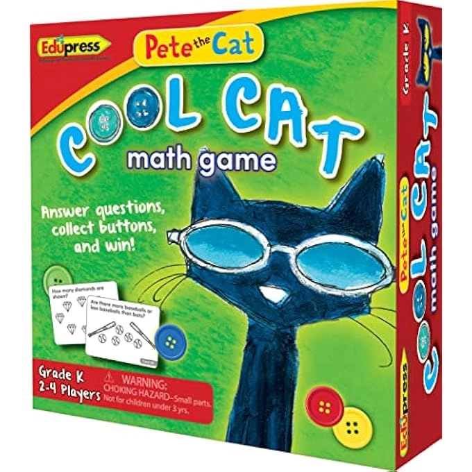 Edupress Pete the Cat Cool Cat Math Game