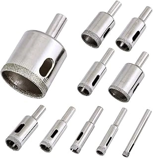 LepoHome Diamond Drill Bits - 10 PCS 1/4 to 1-1/5 Inch