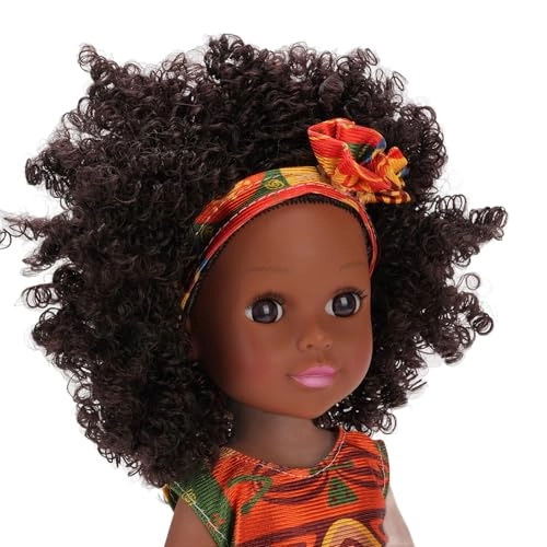 Fashion Doll - 14 Inch Afro hairstyle Changeable Clothes