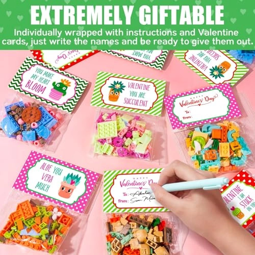 Succulents Building Blocks - Plants 24pcs