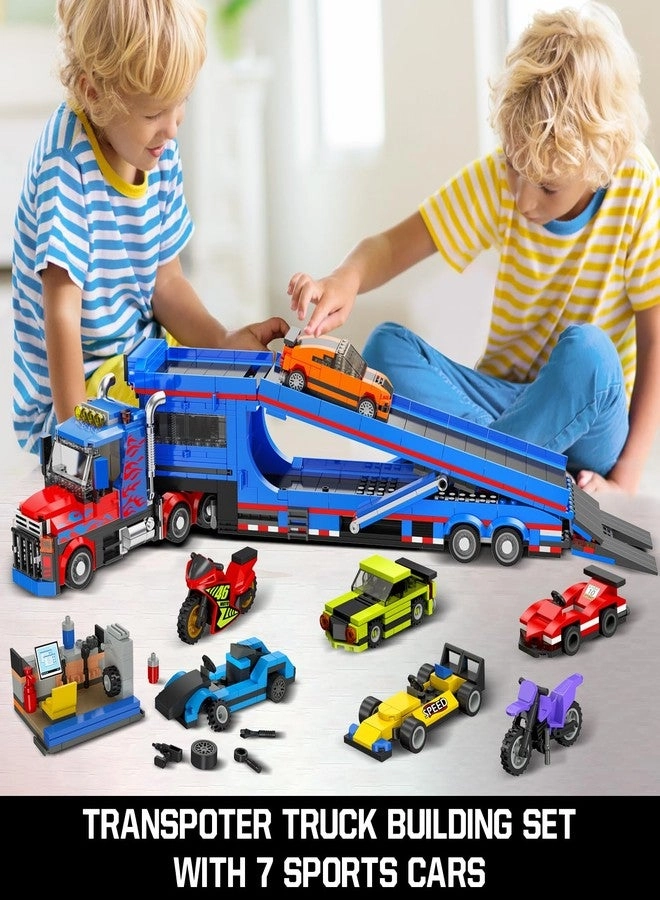 City Car Transporter Truck - 1041 pcs