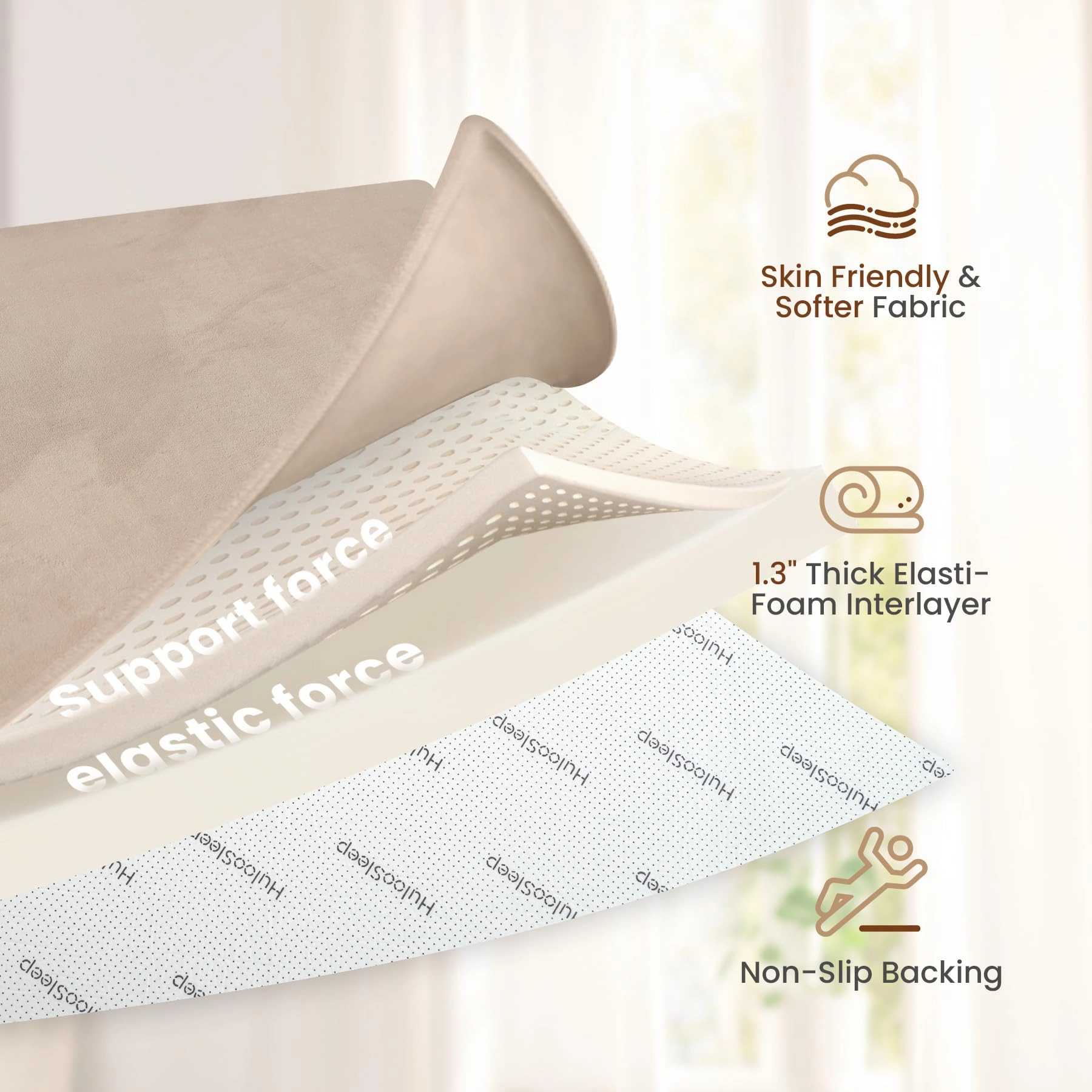 Baby Activity Play Mat - 79"x118" 1.3" Thick Cream
