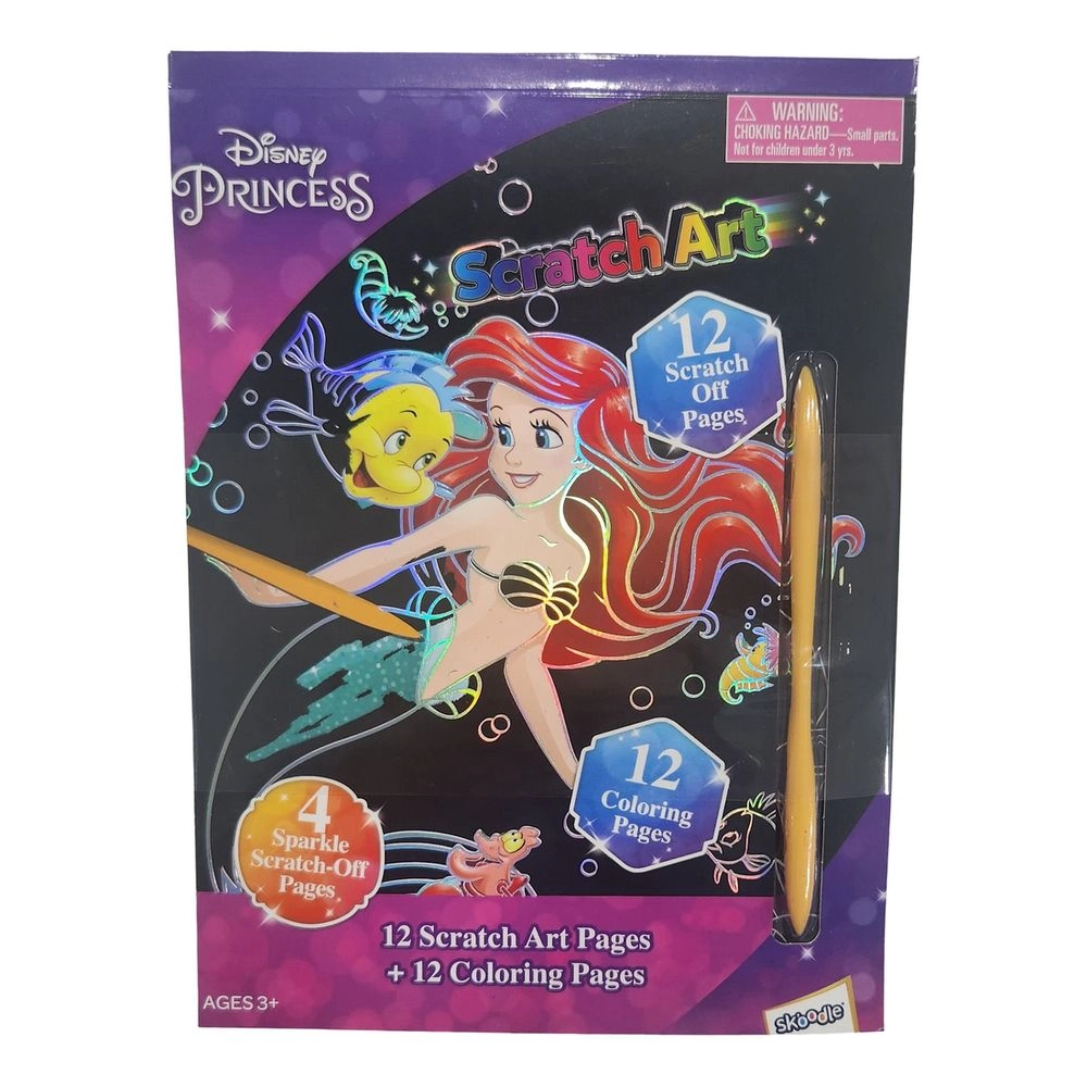 SKOODLES Disney Princess Scratch Art