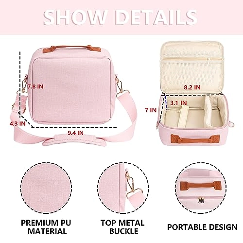 Case - Magic Pink + Adjustable strap + Photo album + Four-color filter + Frame sticker + Camera sticker + Selfie mirror