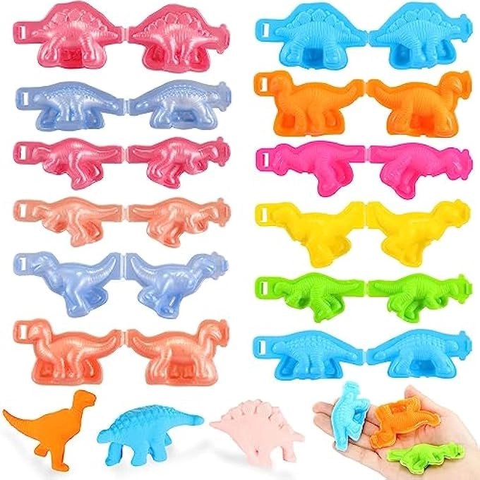 NALACAL Dinosaur play dough tools set - 6+ years 12 pcs
