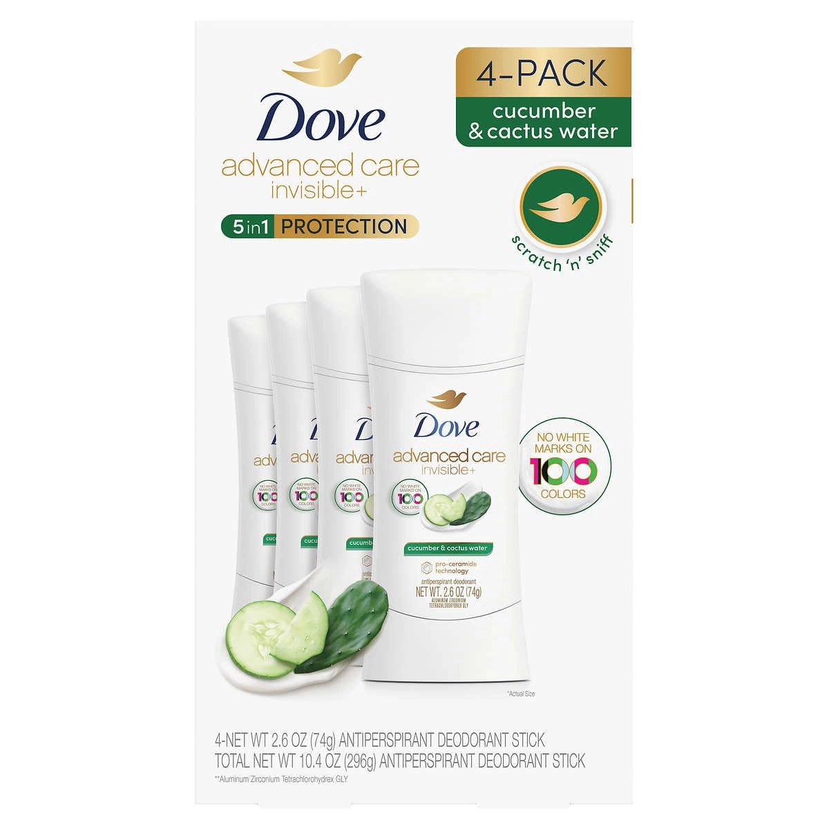 Dove Advanced Care Invisible Antiperspirant - Sheer Cool 73.93 gram