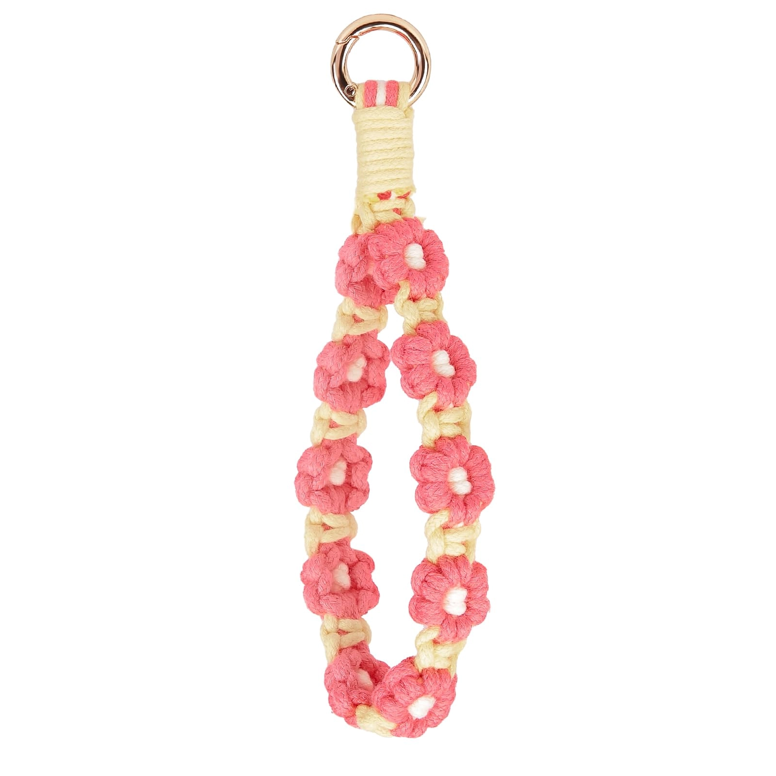 Boho Macrame Keychain - Car