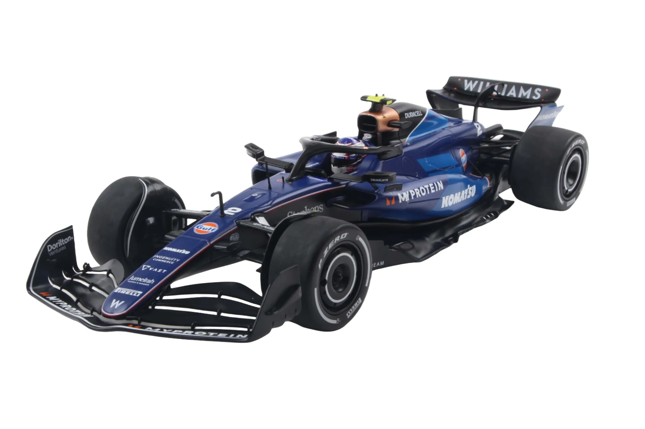 Solido Williams F1 Team FW46 Logan Sergeant #2 2024 - No Openings Collector Finish 1:18