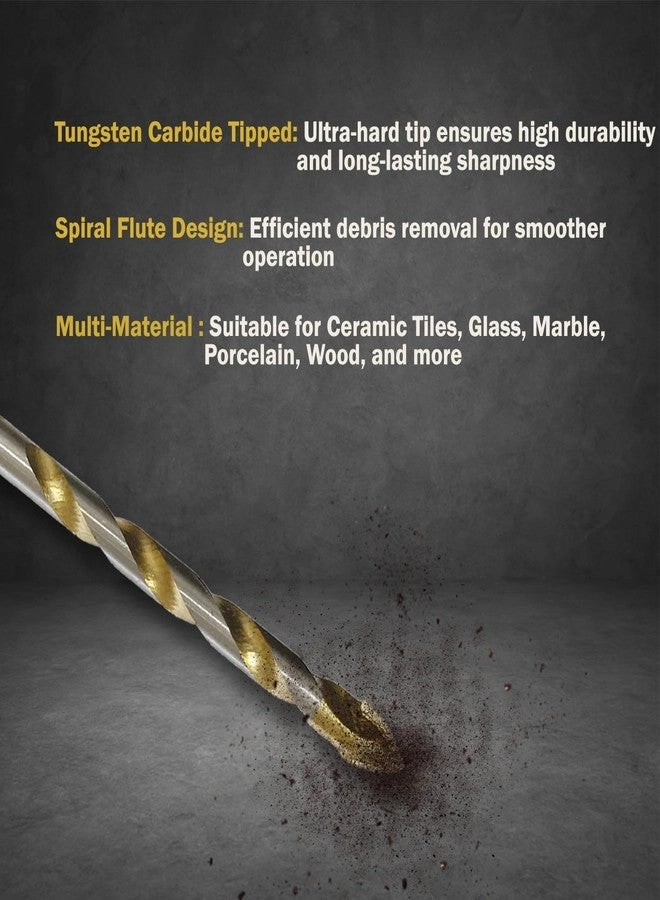 Ceramic drill bit set - 3 pcs Ceramic 6mm Pack