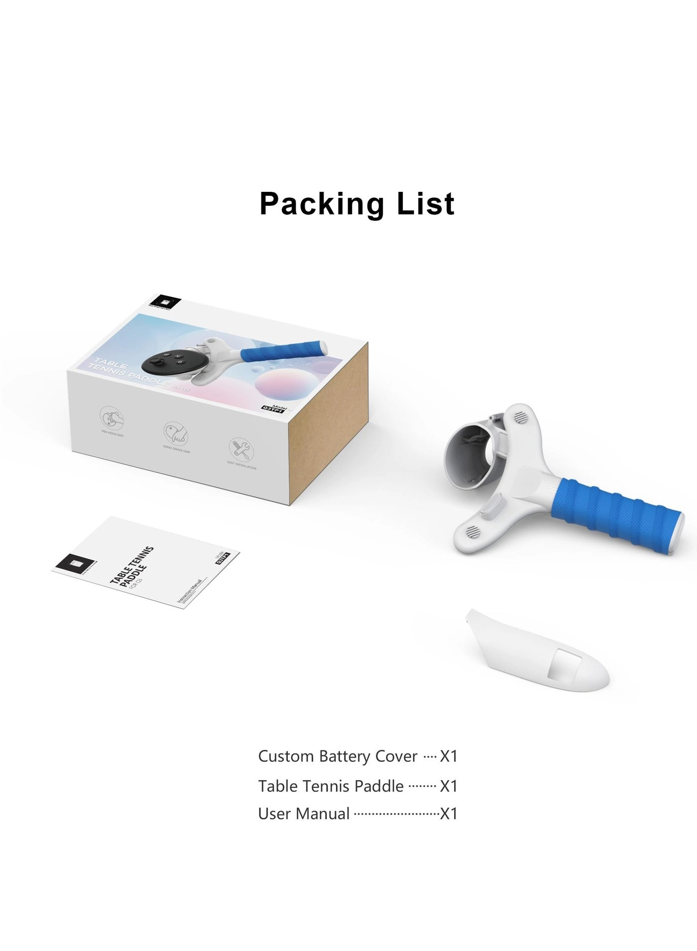 VR Table Tennis Paddle - Meta Quest 3