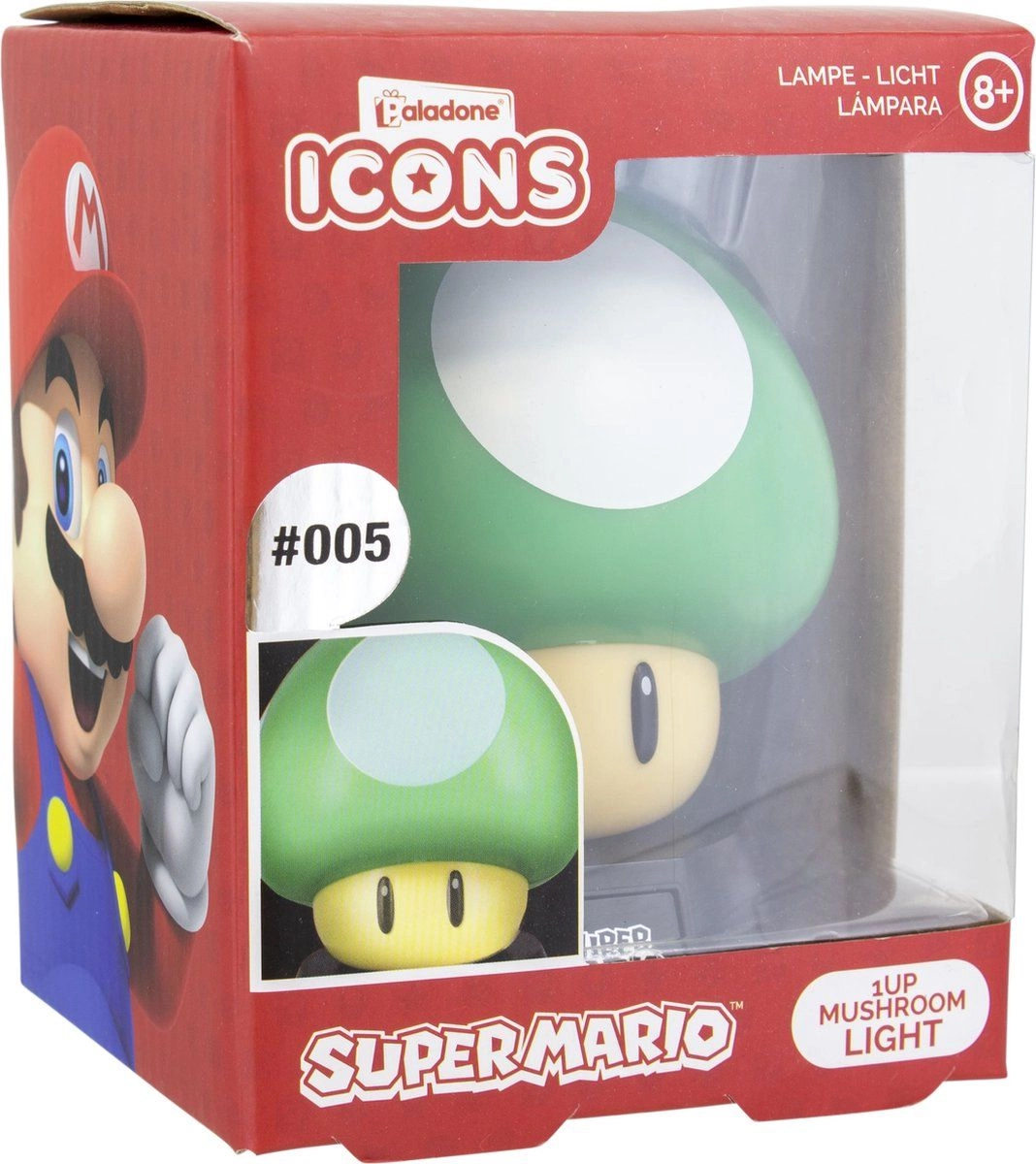 1Up Mushroom Icon Light - Lighting & Clocks green