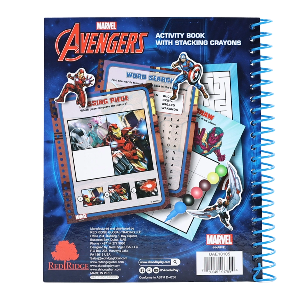 Avengers Activity Book - 3+ years