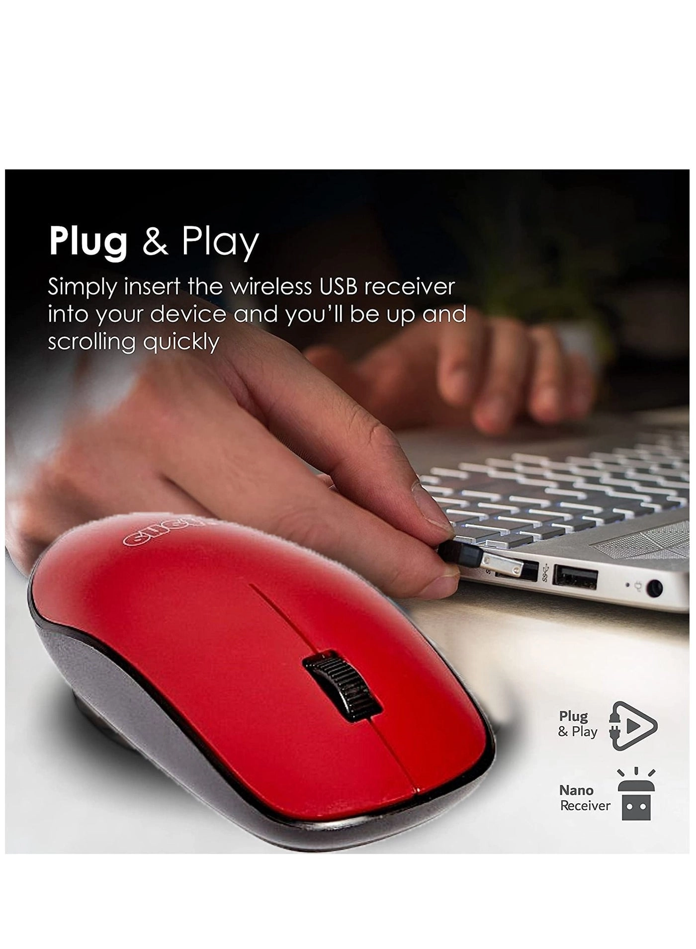 Optical Mouse - Wireless