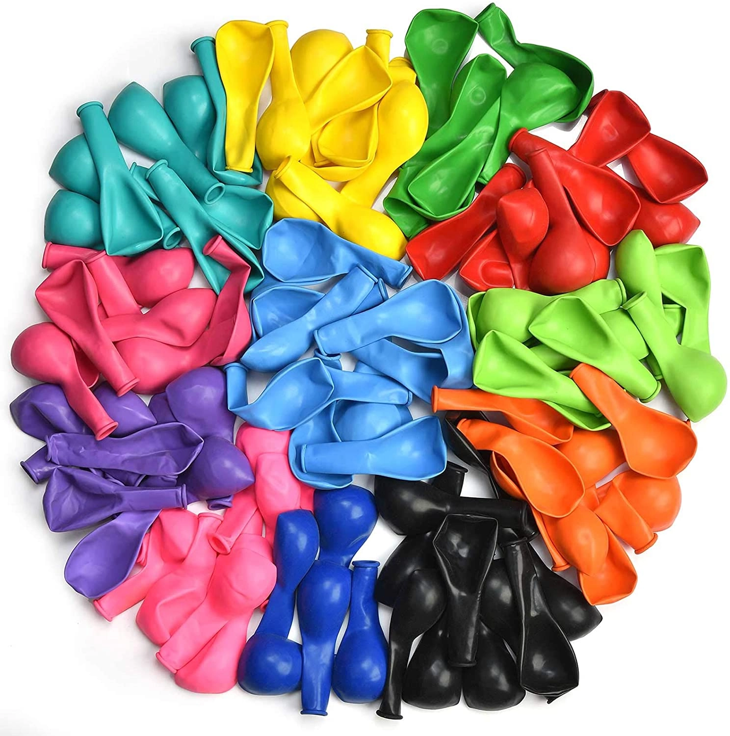 Mufaens Assorted Balloon - 100 Ct Wedding Birthday