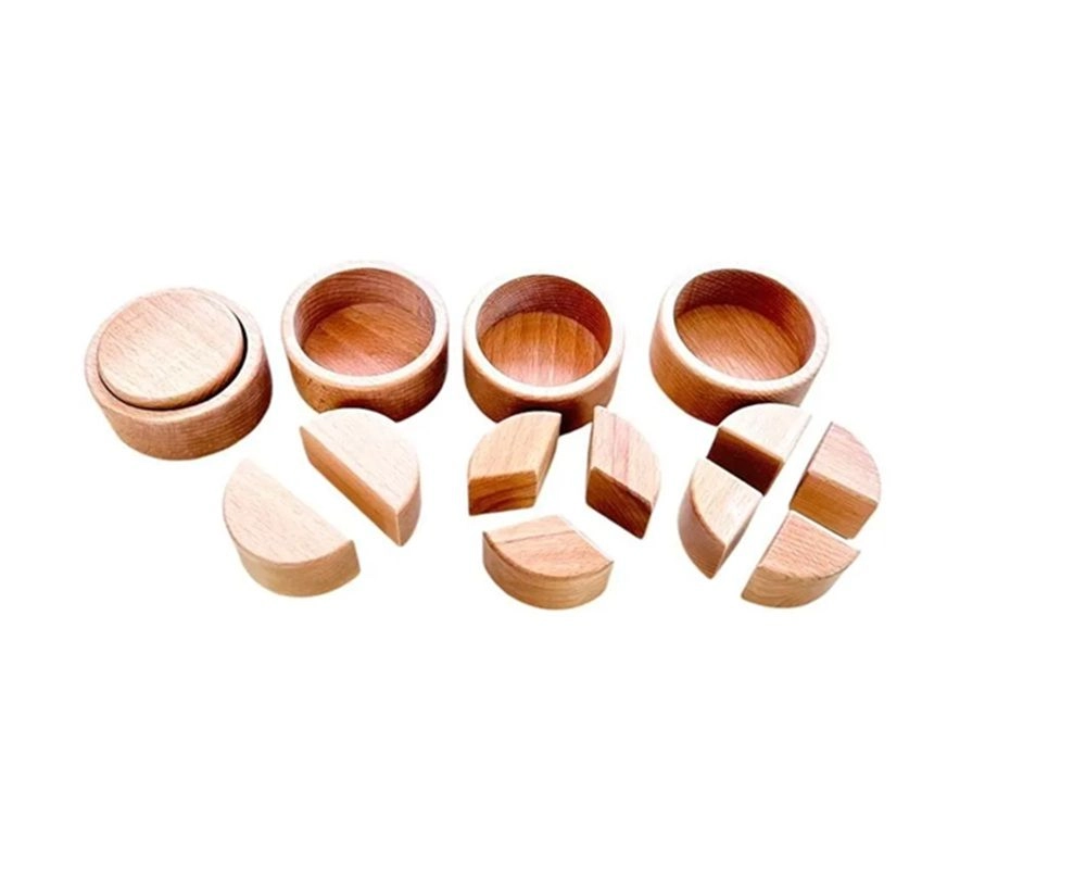 Fraction Cups Circle - Suitable for 3 years and above 14 Pcs