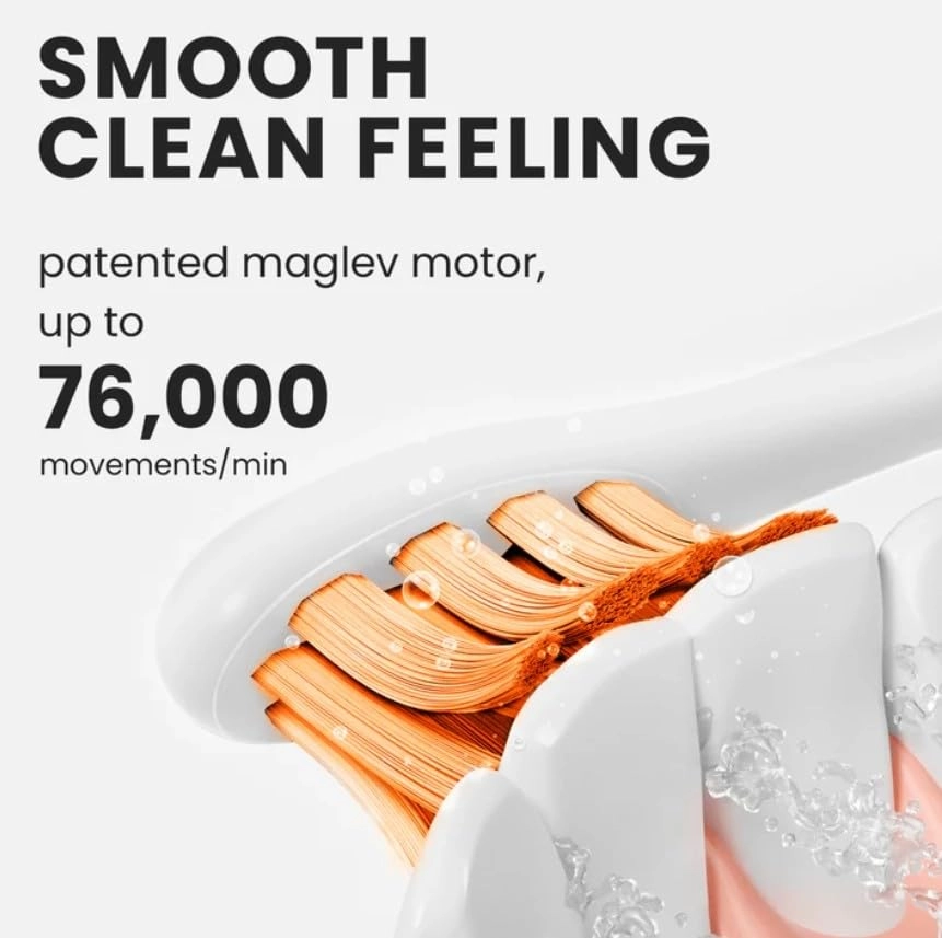 Flow - 180 Days Battery Life 5 Brushing Modes 38,000 strokes per minute