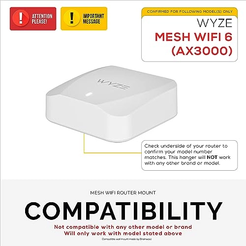 Screwless Wall Mount - AX3000 Wi-Fi 6