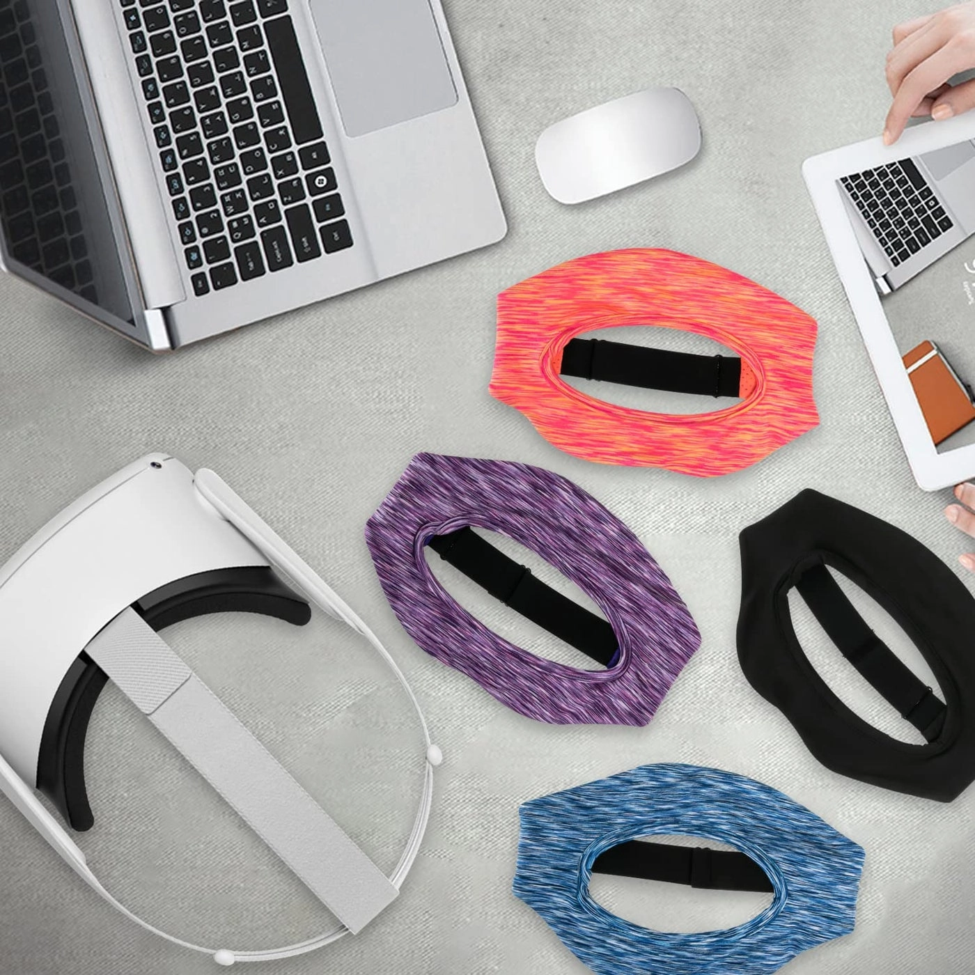 Sweat Guard Band - 4 Pack Compatible for Quest 3S/Quest 3/Quest 2/Quest/Valve Index