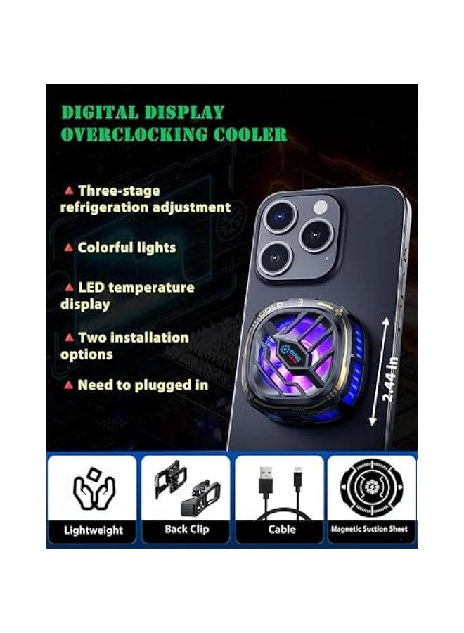 Phone Cooler Stand - Height Adjustable Cooling Fan