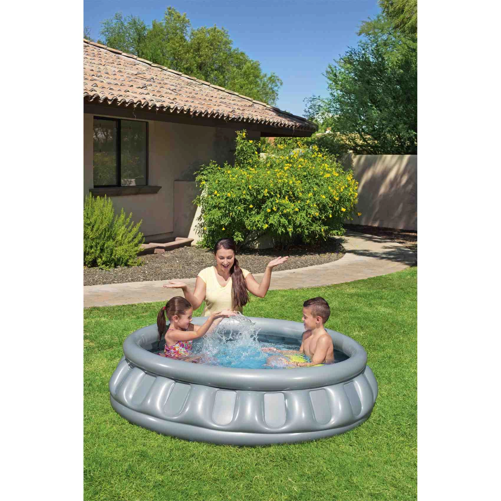 Space Ship Pool - 152x43cm Grey