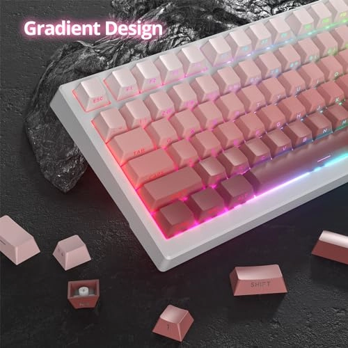 PBT Keycaps - 133 Keys Cherry Profile Double-shot