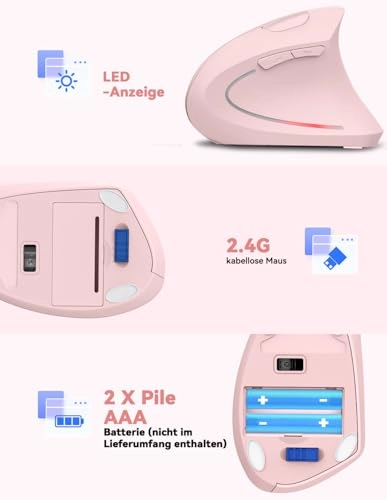 Wireless Vertical Mouse - USB