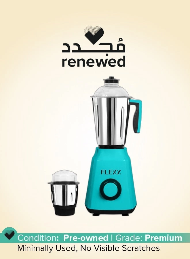 Flexy (Renewed) 2-IN-1 Mixer Grinder - 1.5L 0.5L 800W