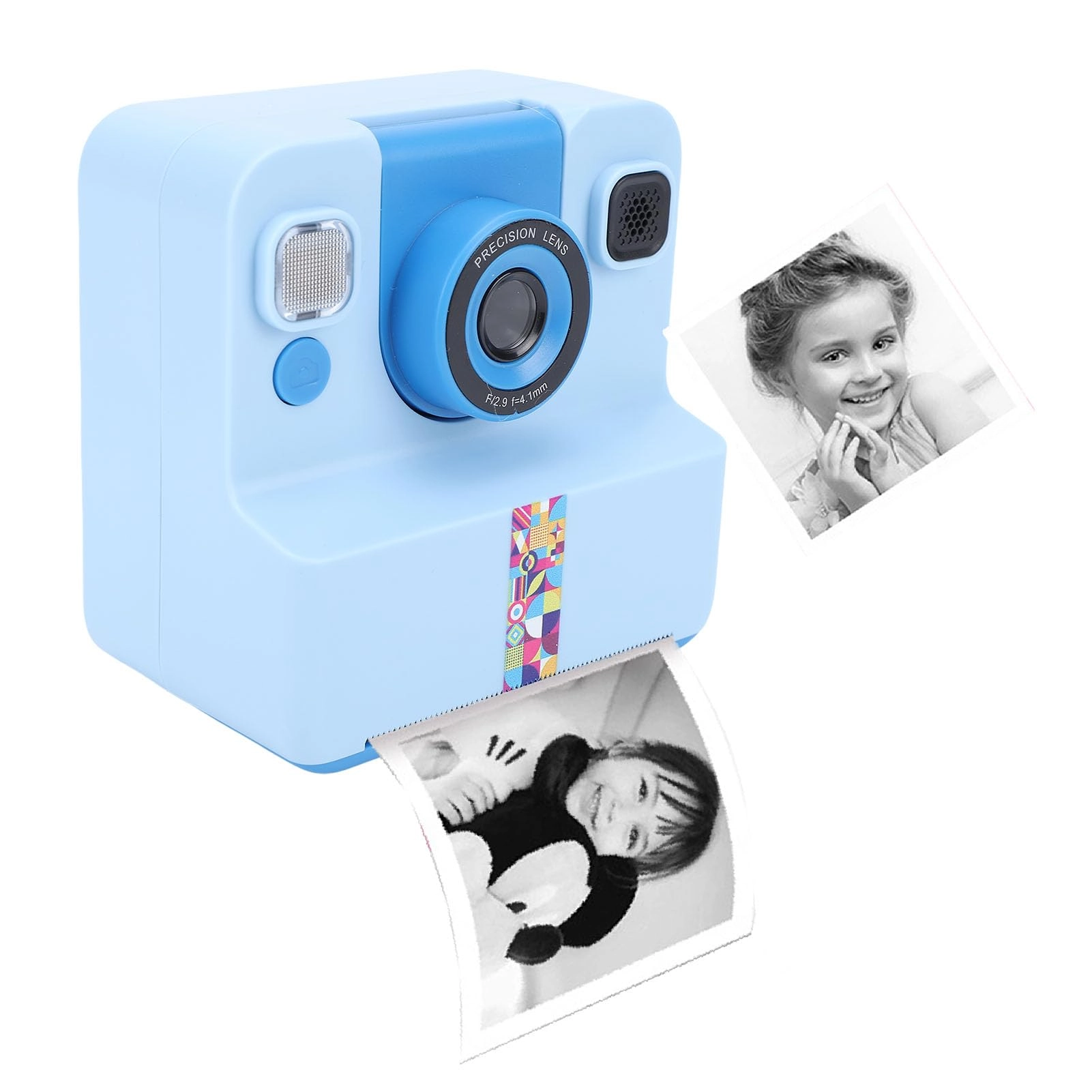 Instant Print Camera - 48MP 1080P 6X Zoom