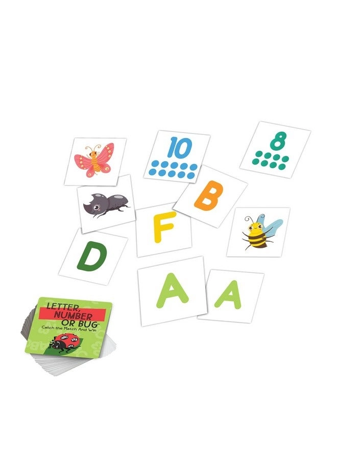 Letter Number or Bug Game - Early Preschool Learning Toddlers Kindergarten 1st Grade