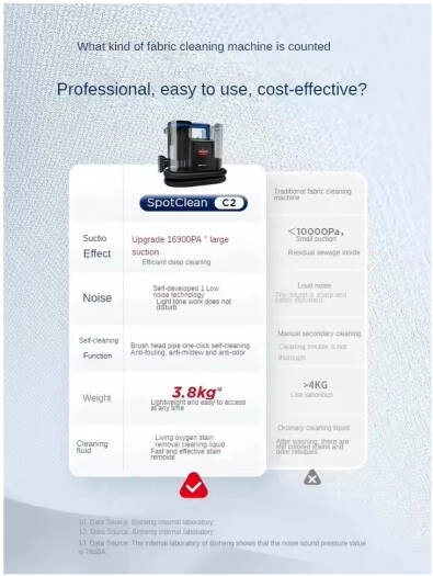 SpotClean - two-tank technology flexible hose