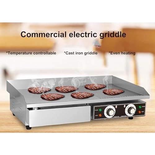 Electric Griddle - 2 Heating Zones 730*400*8mm