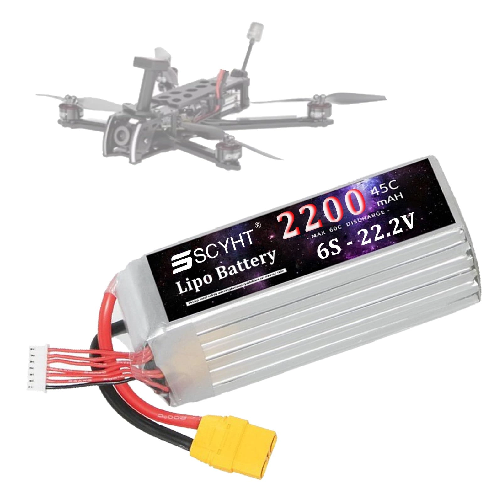 6S Drone battery - 2200mAh 2600mAh 2700mAh 3000mAh