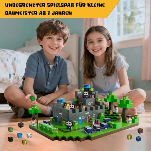 Magnetic Building Blocks - Police 150 pcs