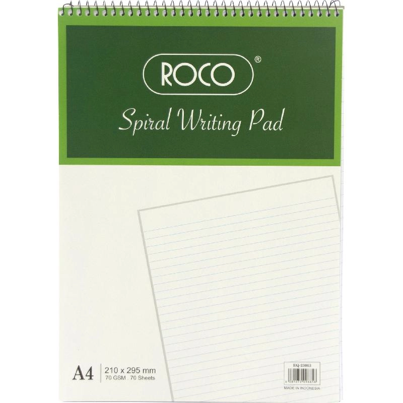 Standard Writing Pad A5 Hardcover - Lined 80 Pages