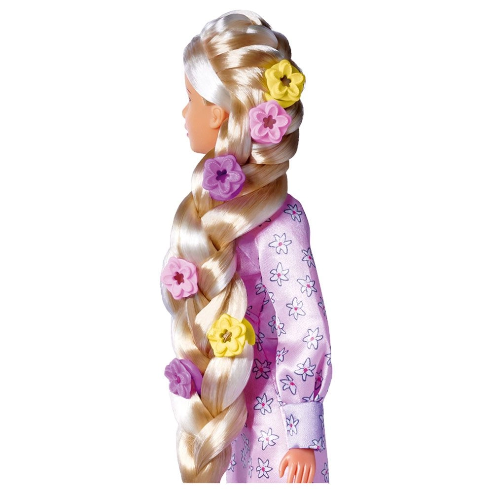 Steffi Love Flower Hair Doll Set - 29cm Girl Pink Ages 3+