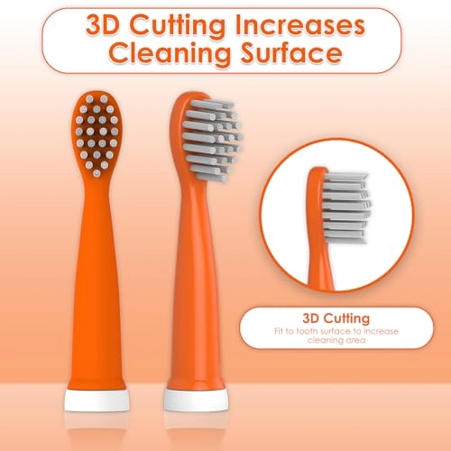 Electric Toothbrush Heads - Kids U-shaped 4 Pieces