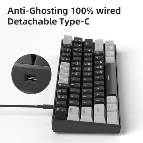 60% Mechanical Gaming Keyboard - Wired