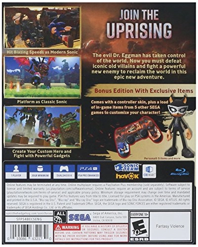 Sonic Forces Bonus Edition - PlayStation 4