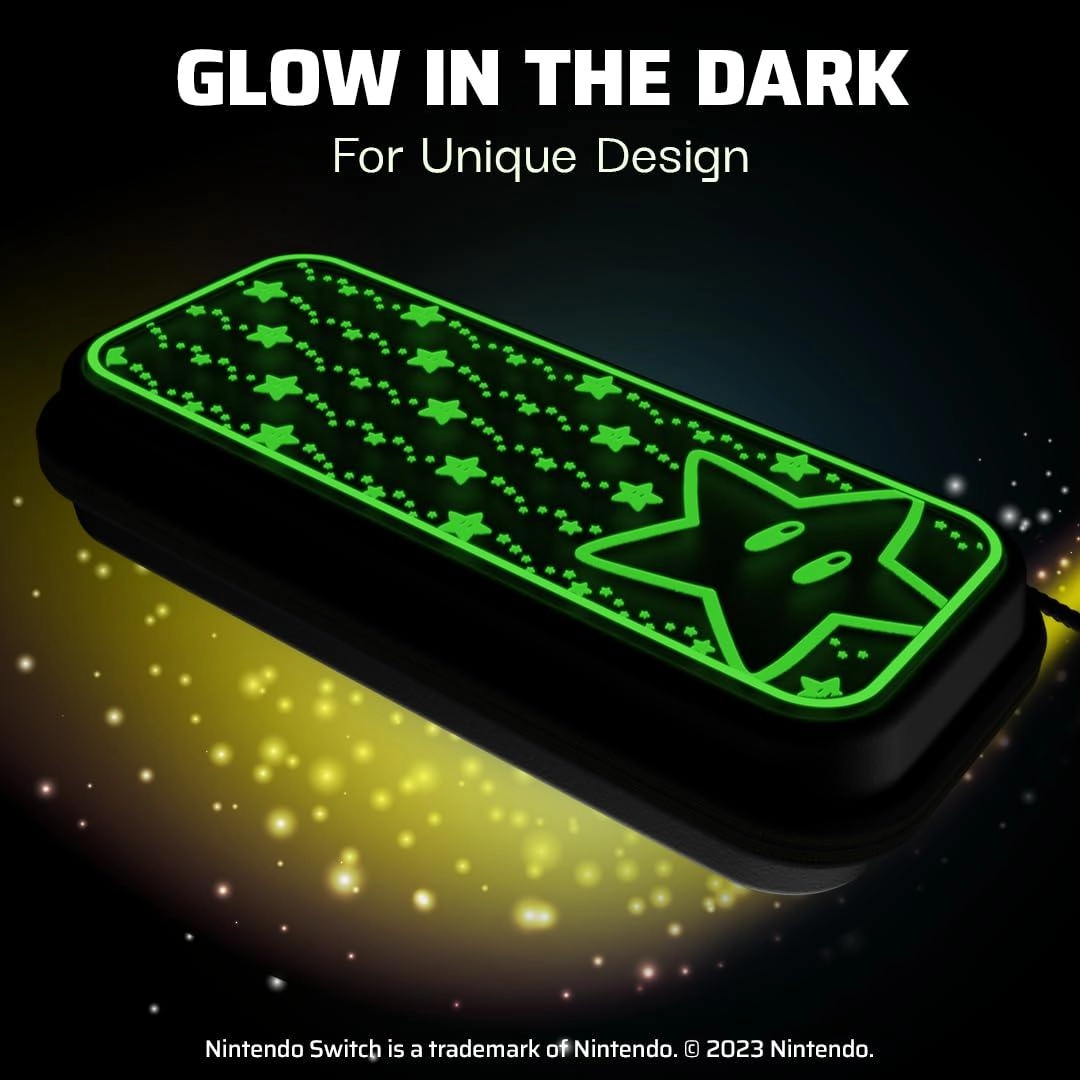 Nintendo Switch Travel Case Plus - GLOW-IN-THE-DARK