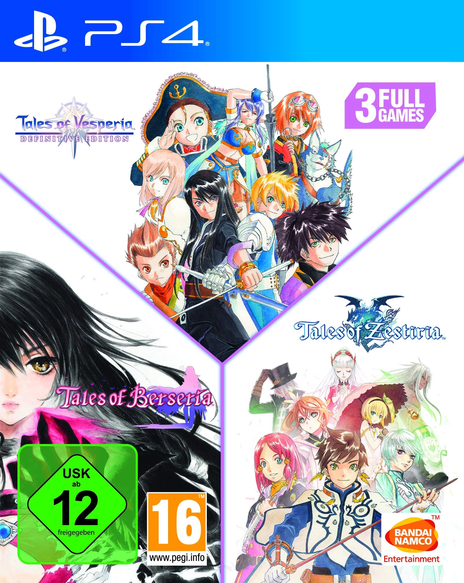 BANDAI NAMCO Entertainment Tales of Vesperia + Tales of Berseria + Tales of Zestiria - PlayStation 4