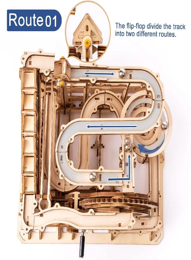 Marblr Run 3D Puzzle (Waterwheel coaster LG501) - 254 pcs